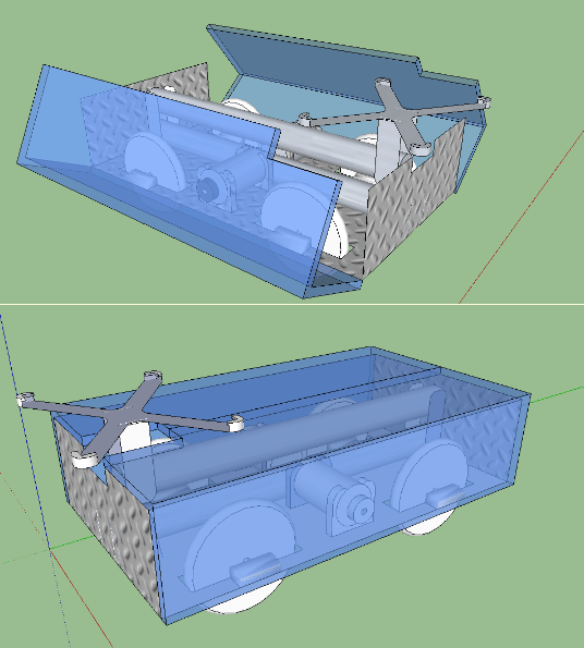 the "x" was to hold the tablet computer