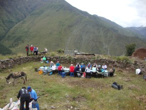 Lunch on the trail
